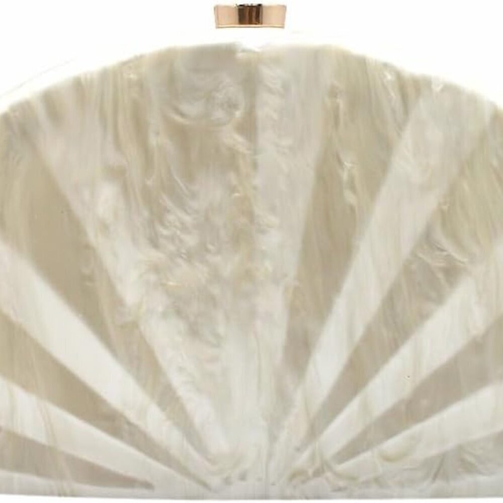 Women Acrylic Clutch Purse Wristlet Crossbody Small Evening Wedding Bag